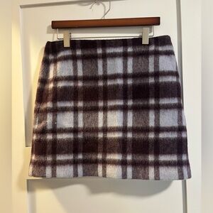 Club Monaco Centie Plaid Skirt